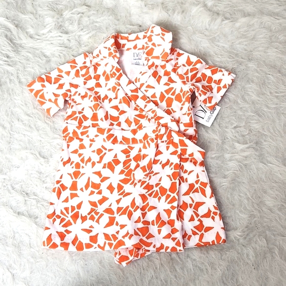 DVF for babyGap romper skort dress outfit floral spring 0-3mo infant - Picture 2 of 5
